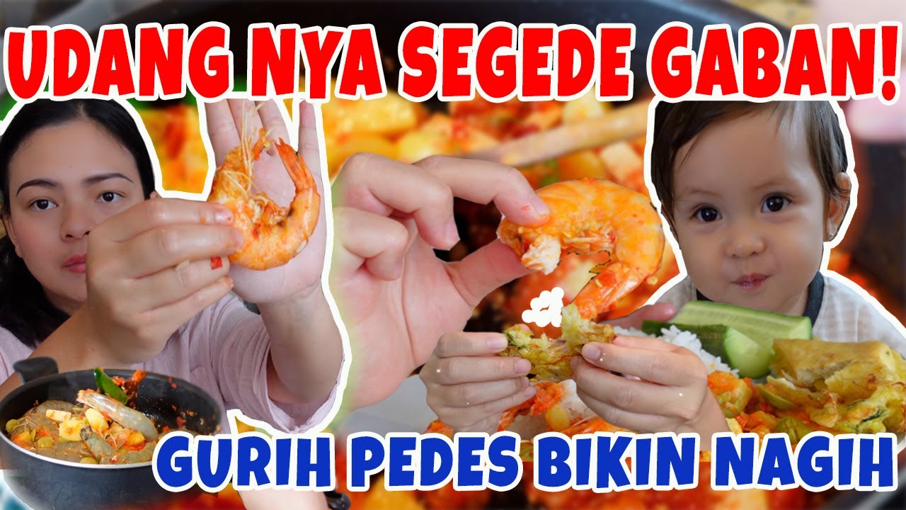 MASAK UDANG BALADO JUMBO!!! PALING COCOK SAMA NASI PANAZZZ BUN