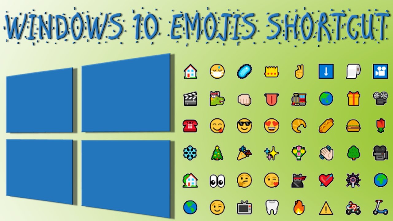 WINDOWS 10 BUILT-IN EMOJIS SHORTCUT #STAYHOME