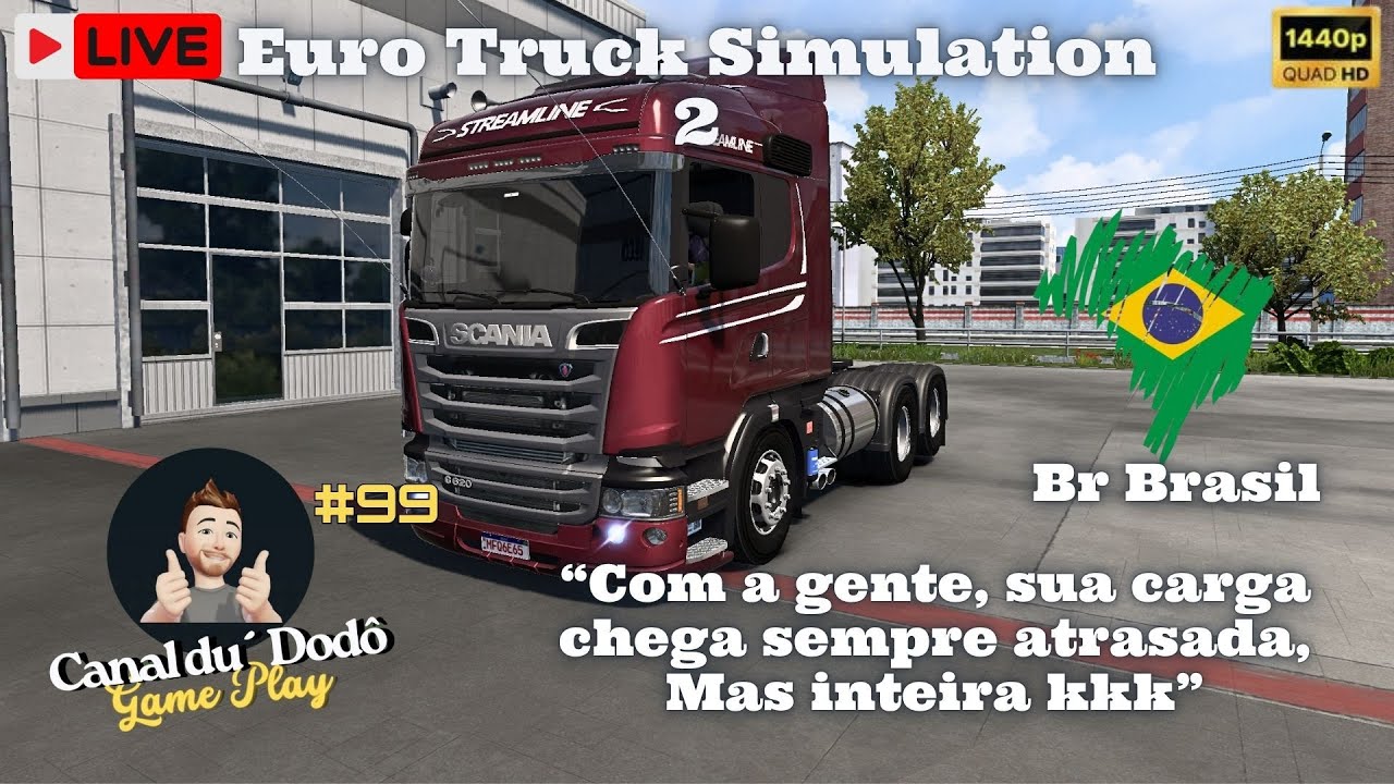 #99 Ets2 v1.56 - Mapa BrBrasil : Bora pegar a Estrada!