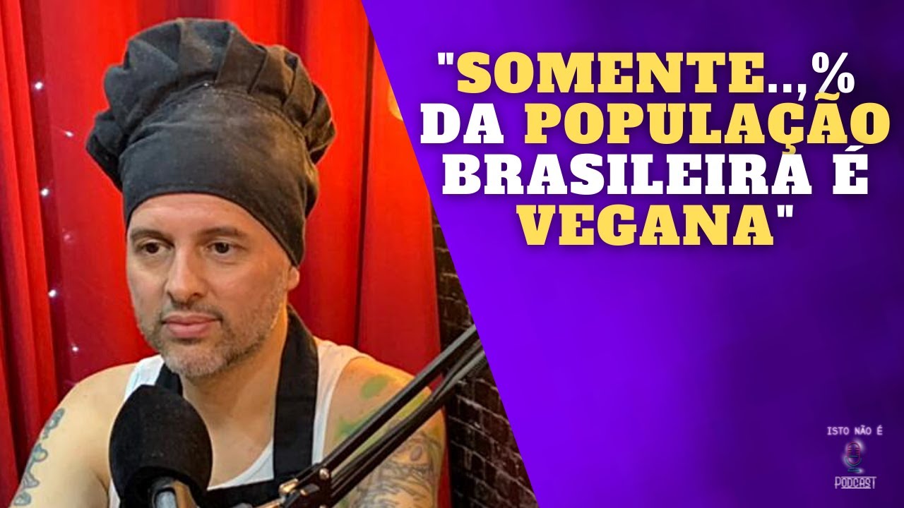 QUANTAS PESSOAS S&Atilde;O VEGANAS NO BRASIL? | FLAVIO GIUSTI - VEGETARIRANGO| Cortes do Isto N&atilde;o &Eacute; PodCast
