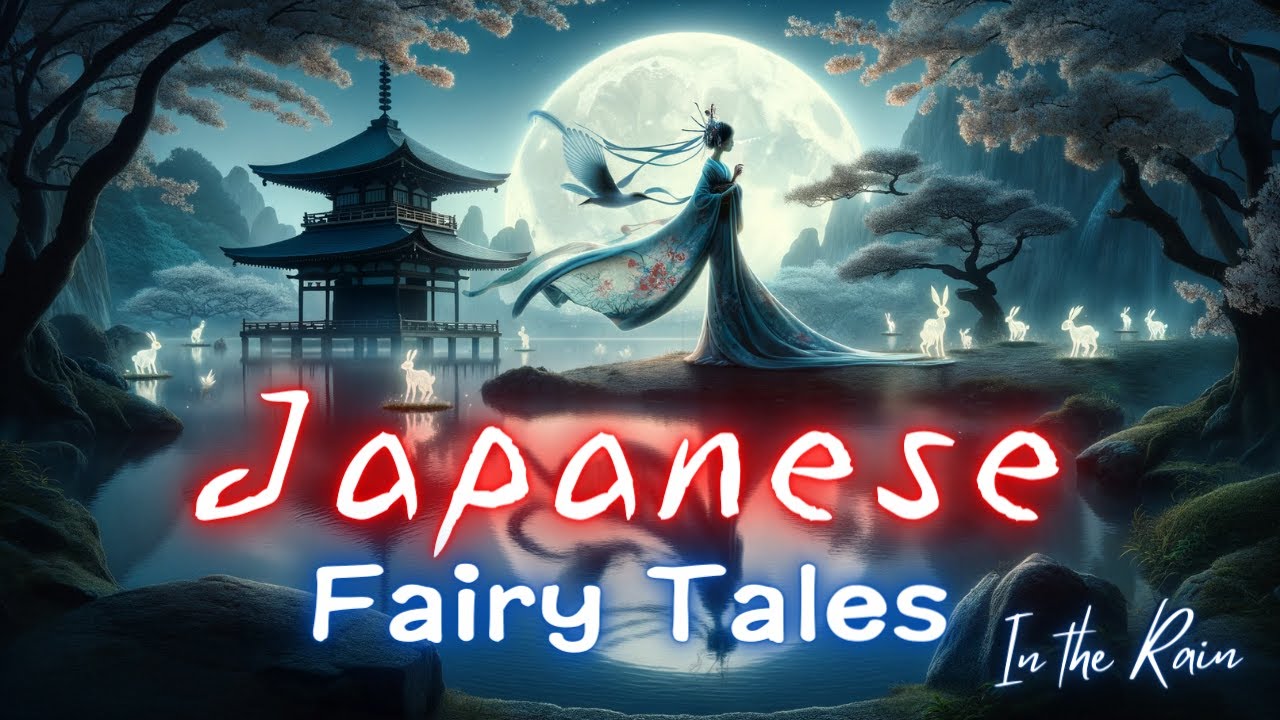 Relaxing Japanese Fairy Tales Audiobook | 8-Hour Rainy Night Bedtime Stories