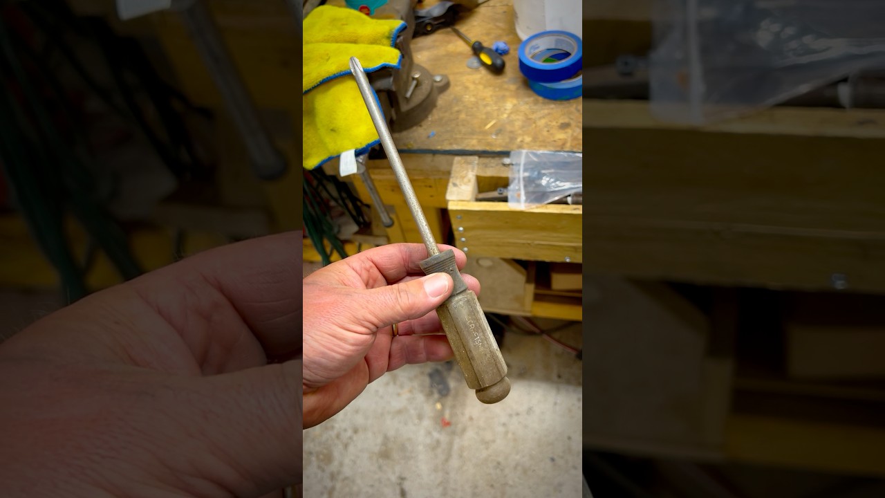 How I clean old screwdrivers #toolrestoration #vintagetools #handtools