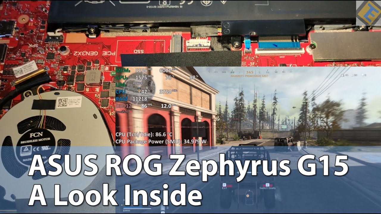 ASUS ROG Zephyrus G15 (Ryzen 7 4800HS) - A Look Inside (Mini Review)