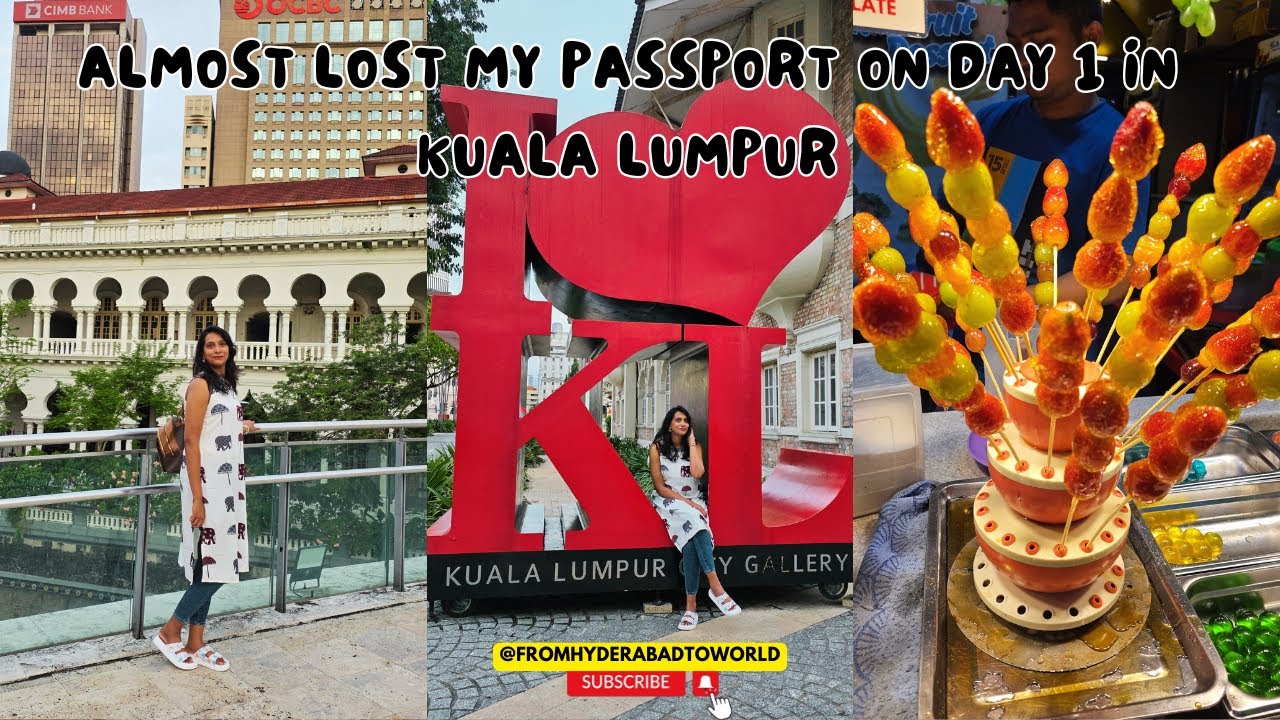 Day 1 in Kuala Lumpur, Malaysia | Petaling Market, Jalan Alor & More | Telugu Travel Vlogs