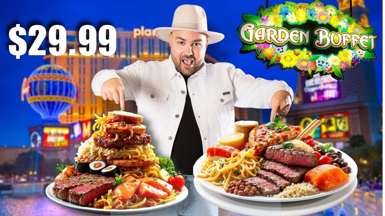 El buffet m&aacute;s barato de Las Vegas el Garden buffet del South Point Hotel and Casino