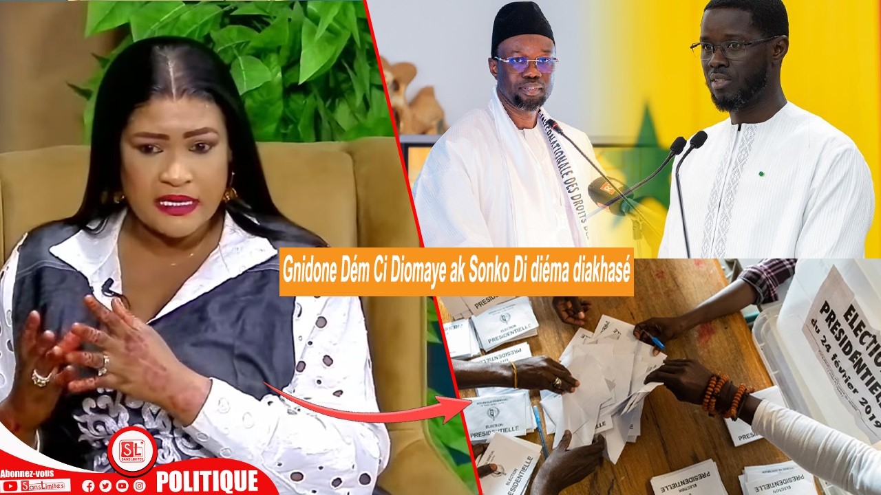 “Gnidone Dém Ci Diomaye ak Sonko Di diéma diakhasé avant élections présidentielles” Révélation Ngoné