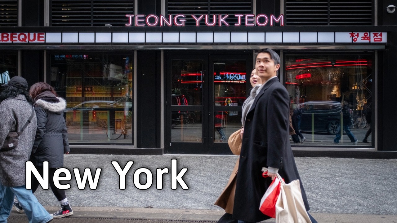 New York City Walking Tour: Koreatown to Gramercy Park | 4K