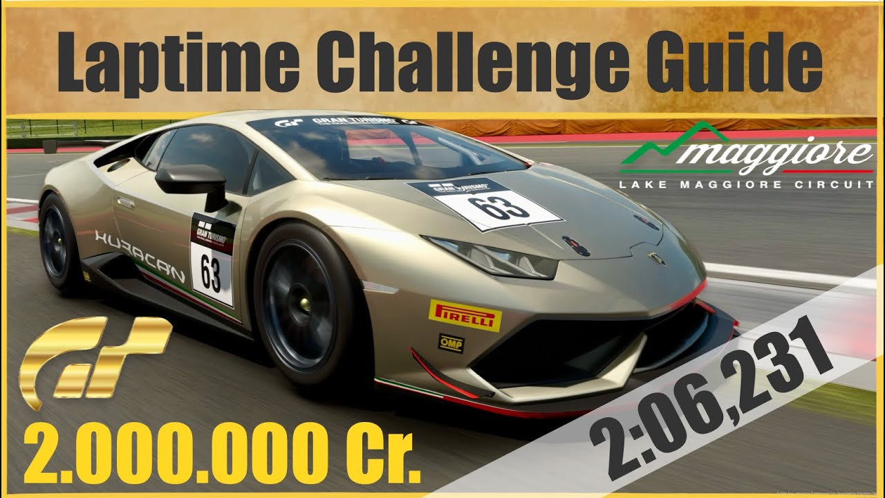 GT7 - Gr.4 Racing at Lago Maggiore - Lamborghini Huracan Gr.4 - 2 Million Credits - Time Trial