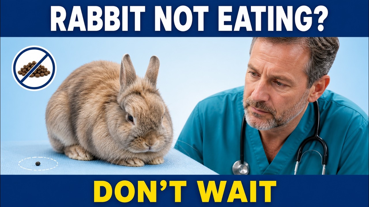 Rabbit Not Eating or Pooping? GI Stasis Emergency Guide (Vet Advice)