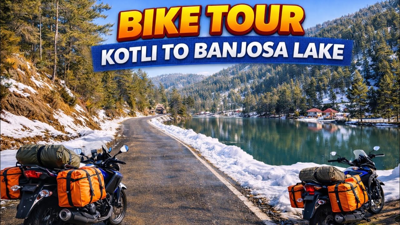 Bike Tour Kotli to Banjosa Lake | Via Sudhnoti & Trarkhel | Azad Kashmir Travel Vlog
