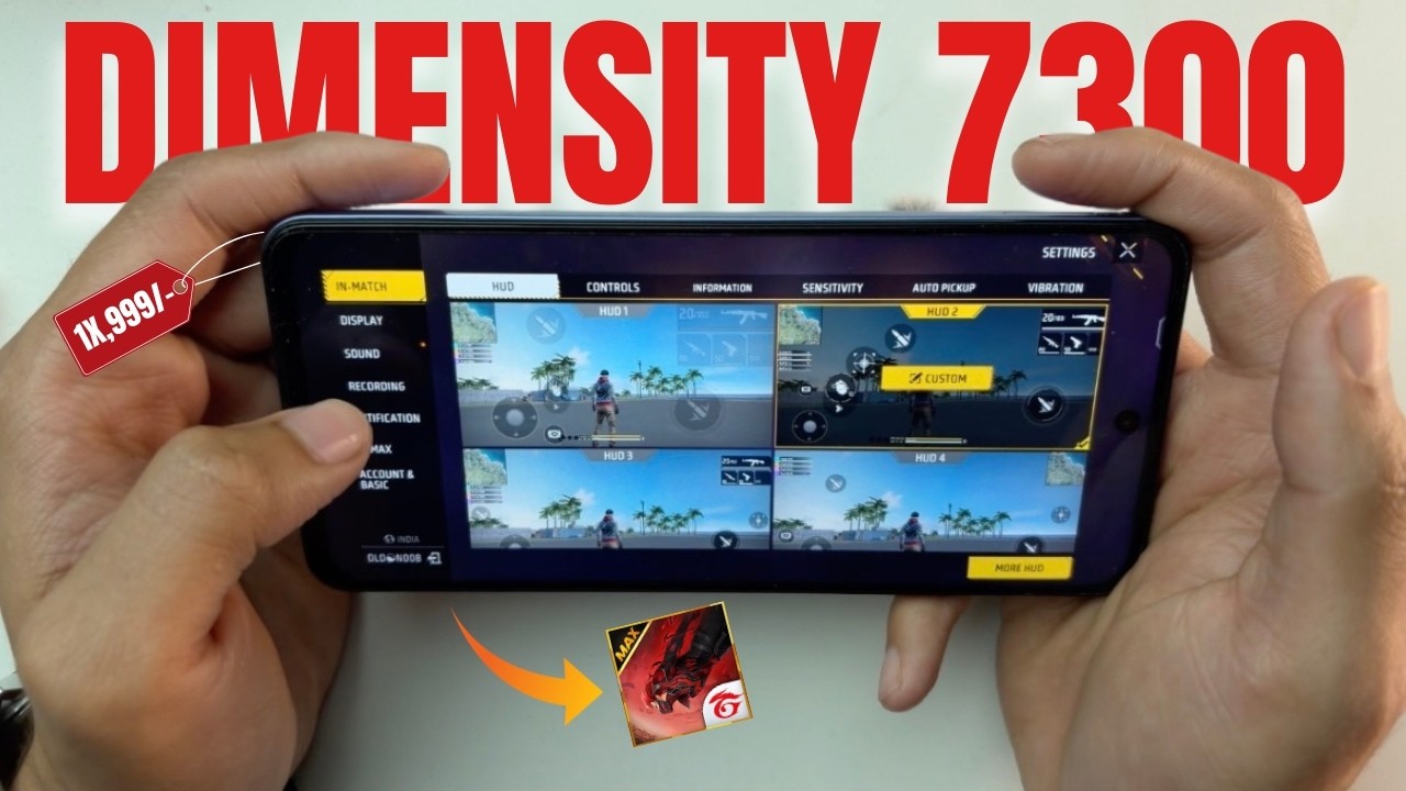 IQOO Z10X FREE FIRE HANDCAM GAMEPLAY 🔥 BEST PHONE UNDER 15000/-