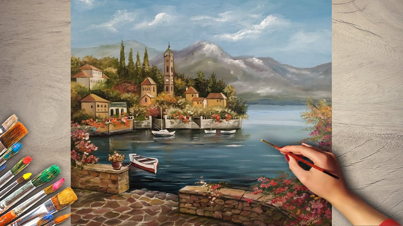Italy Landscape | Oil Painting
