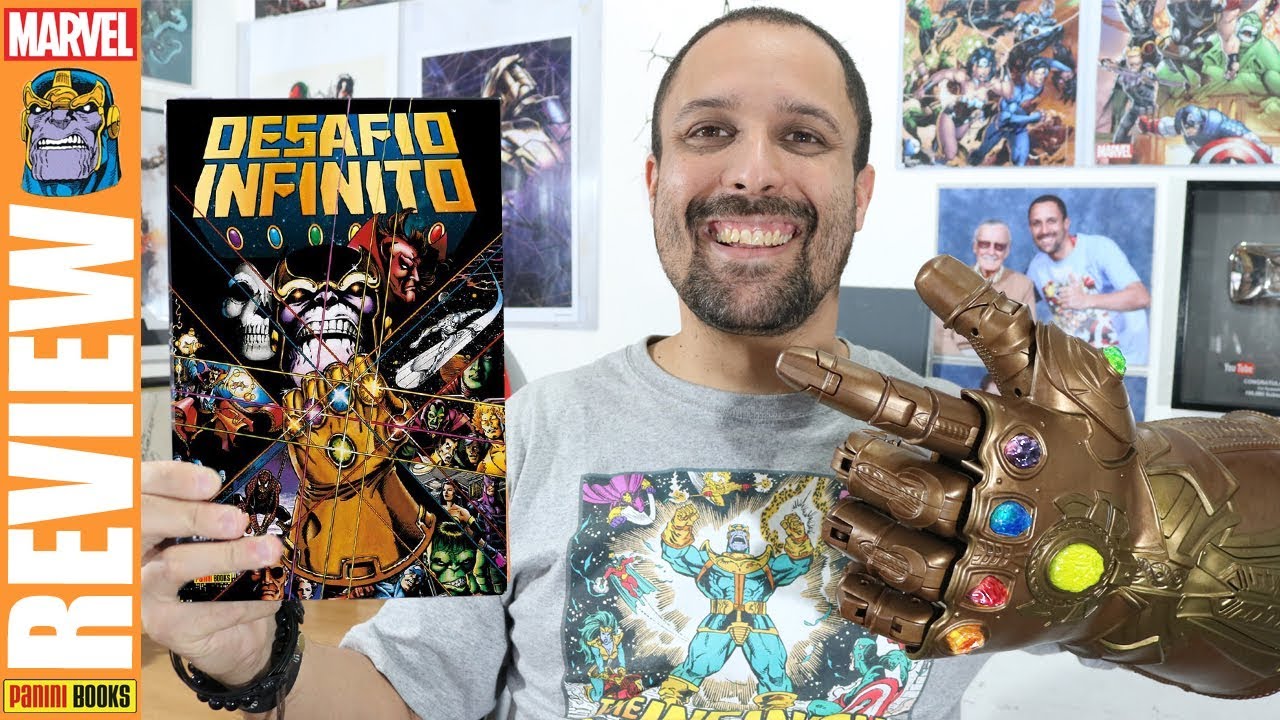 DESAFIO INFINITO encadernado Panini - muito melhor que o filme? Review Quadrinhos / Toys e Travels