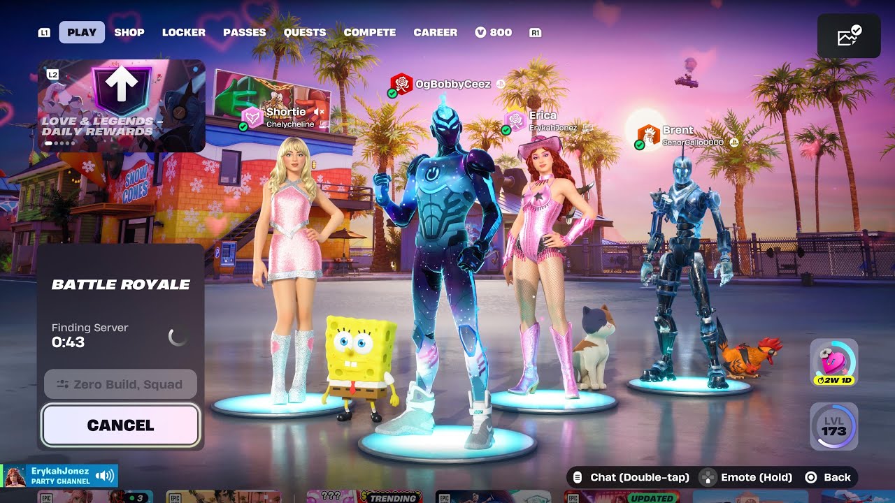 Starting off Saturday night with a SQUAD WIN 