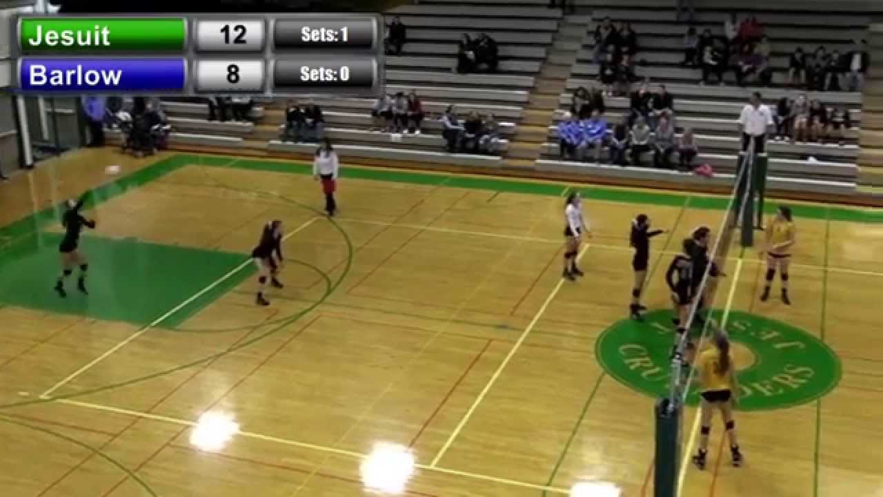 Jesuit Volleyball vs Barlow - 2nd Round of Playoffs