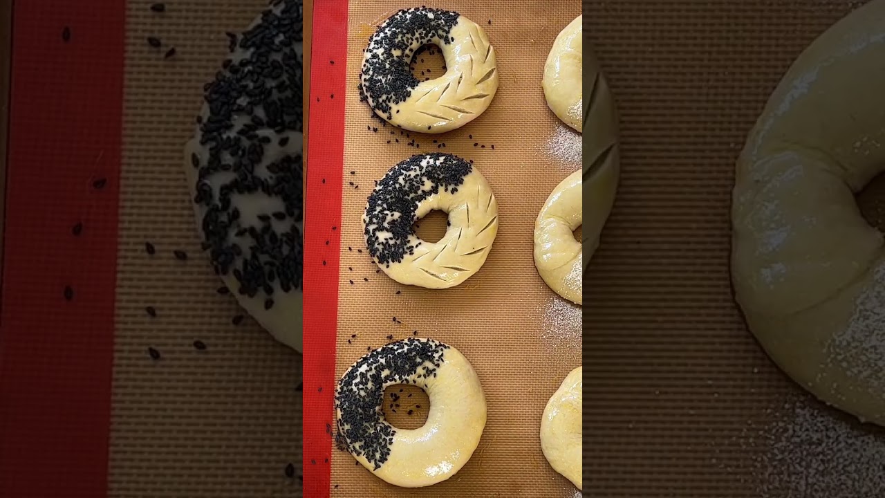 Decorate bagels with me 🥯