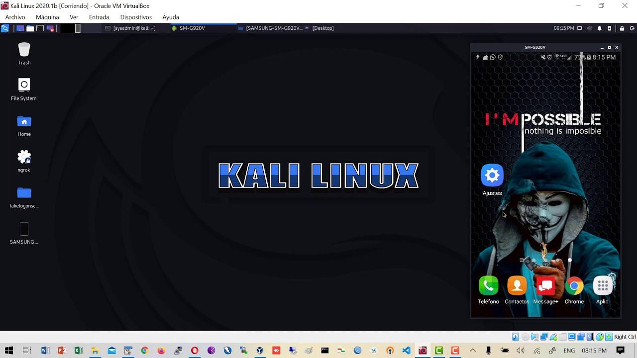 Tomar Control de Android con Kali Linux Mediante TCP/IP (Ciberseguridad)