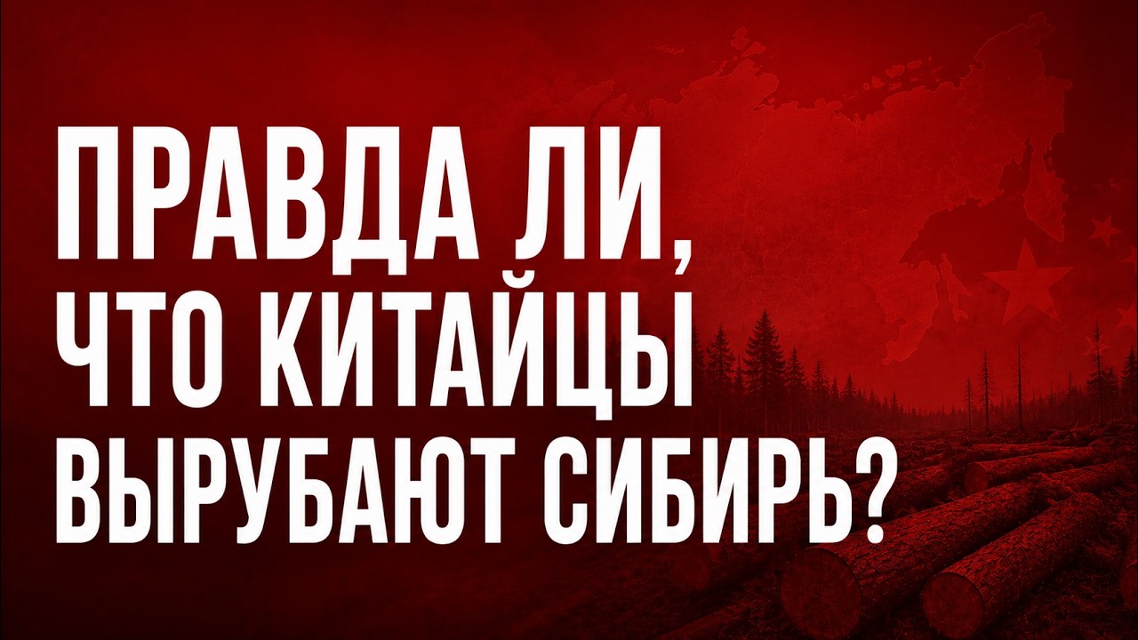 Правда ли, что китайцы ВЫРУБАЮТ СИБИРЬ? Полный разбор