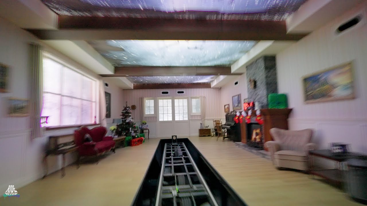 Movie Park Studio Tour (Christmas Overlay) - ONRIDE - Movie Park Germany - Intamin - Story Coaster