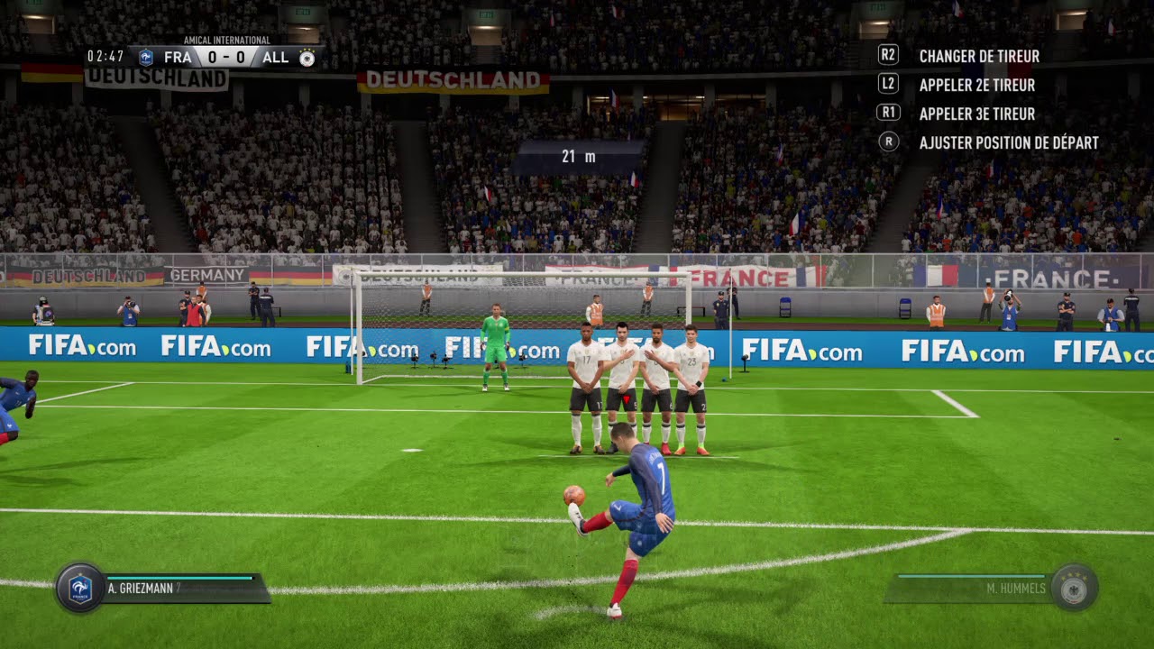FIFA 18 COUP FRANC DE GRIEZMANN