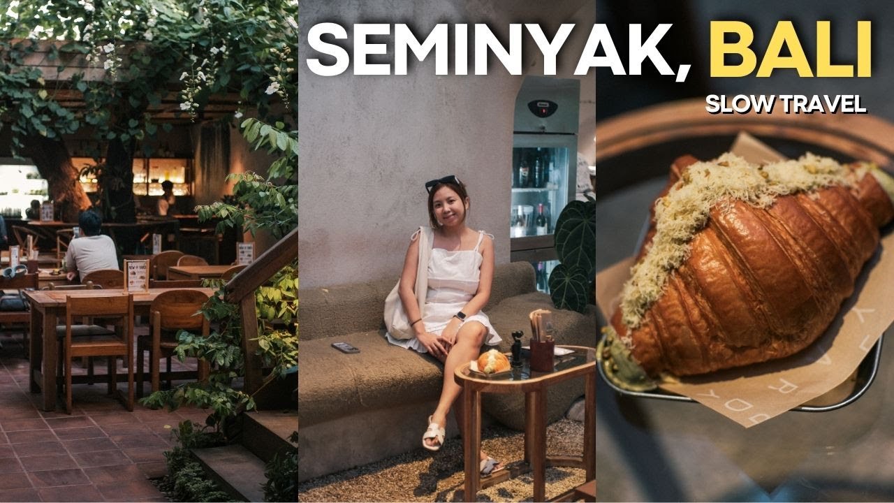 Bali Vlog 🇮🇩 Chill itinerary, slow day & cafes in Seminyak