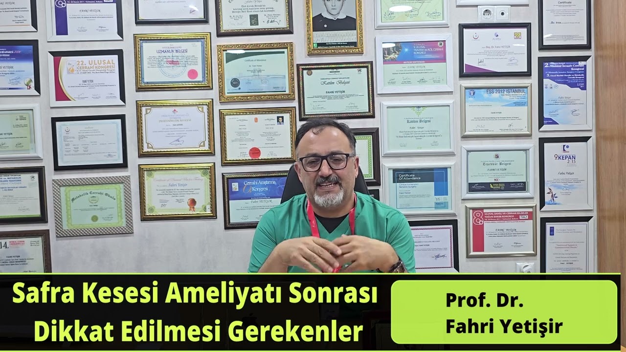 Safra Kesesi Ameliyat Sonrası Yapılanlar