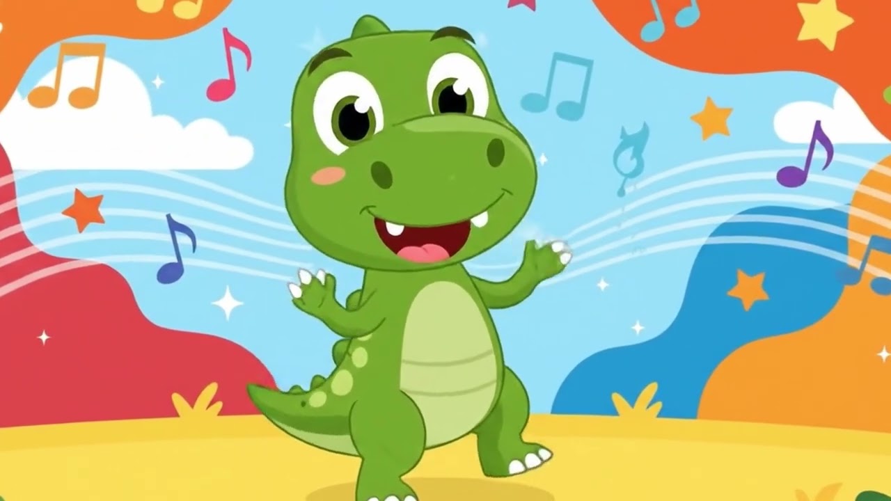 🎶 Dinuś tańczy tak! &ndash; Wesoła piosenka dla dzieci 🎶