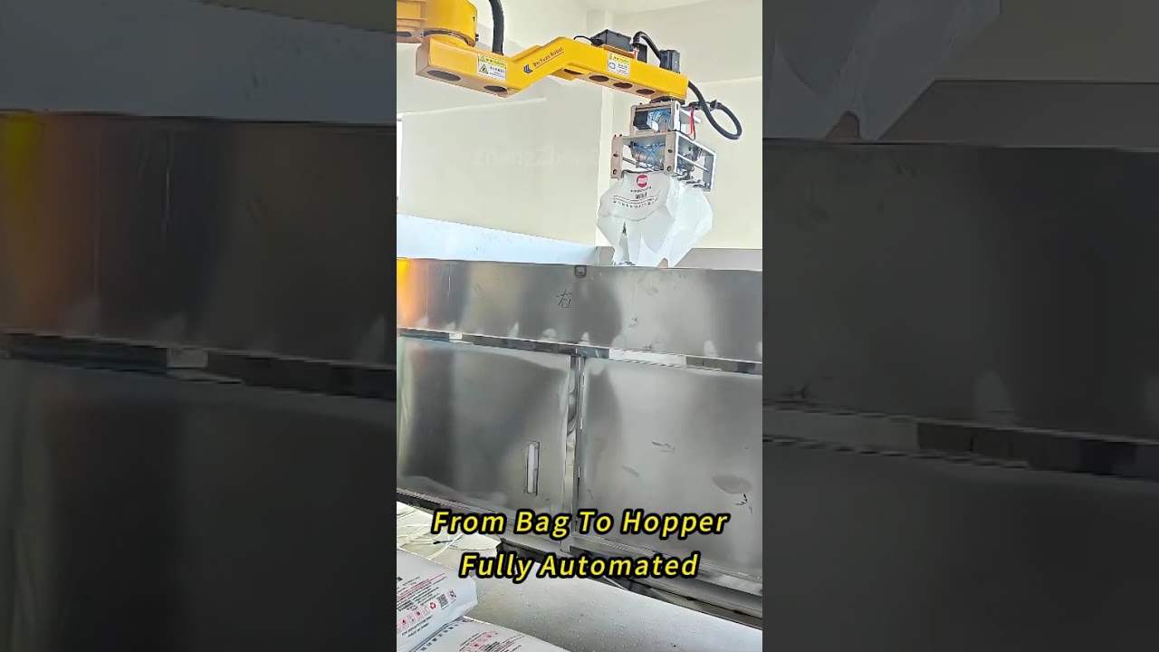 quick&safer #depalletizing #palletizer #machine #factory #industrial robot #depalletizer