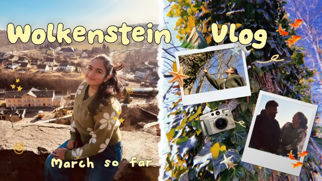 Day Trip from Chemnitz to Wolkenstein  🇩🇪 | Hiking & Noodles 🍜  and bubble tea 🧋 with a View