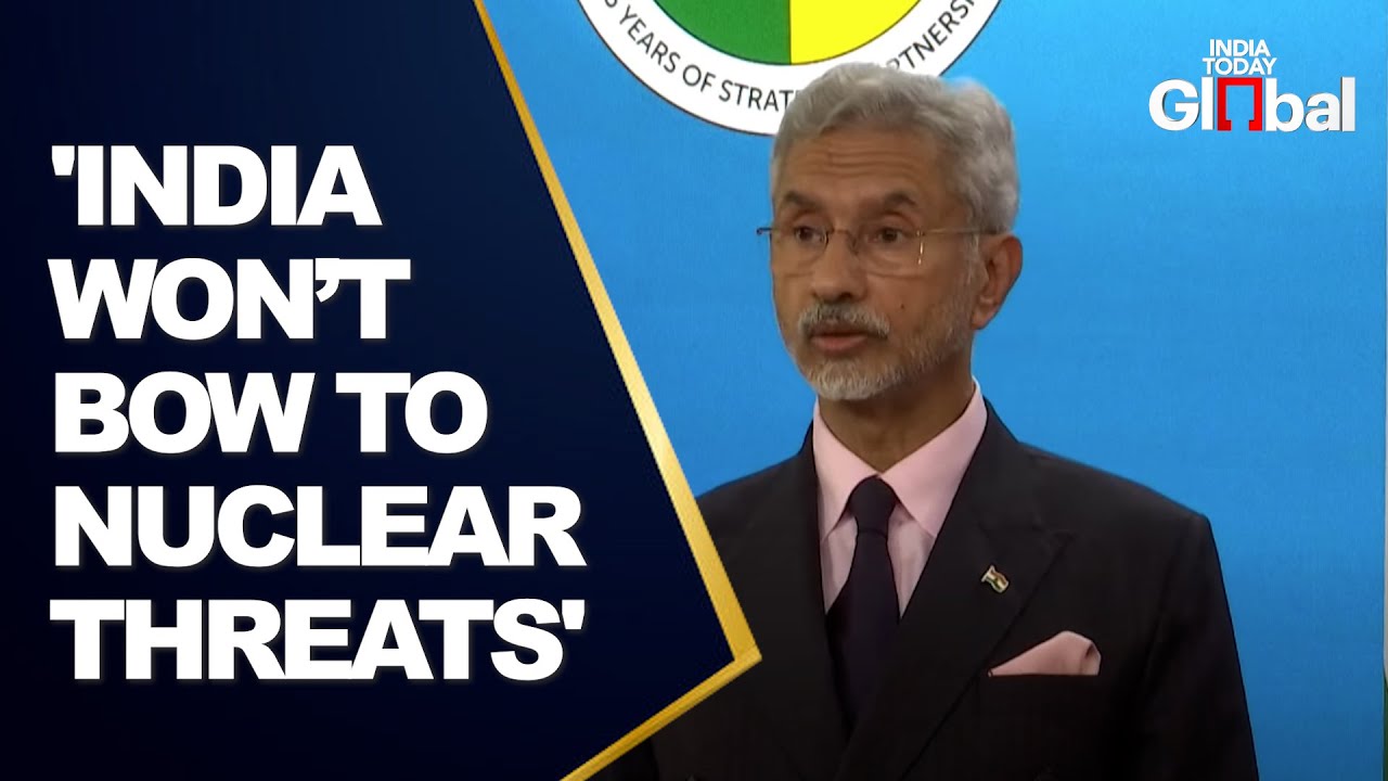 LIVE: 'India Won&rsquo;t Give In to Nuclear Blackmail' | Jaishankar&rsquo;s Stern Message to Pak From Berlin