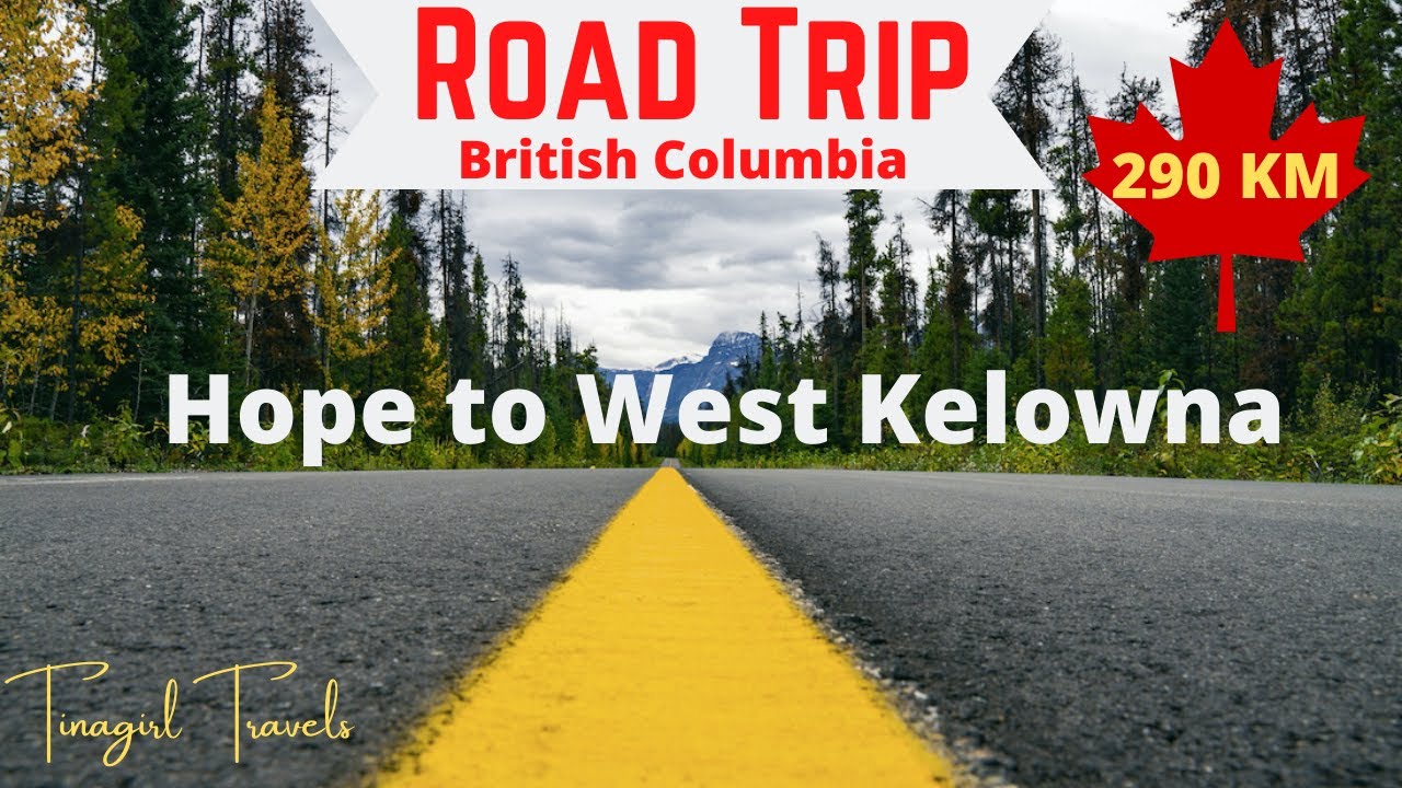 Coquihalla Highway from Hope to West Kelowna, British Columbia, Canada