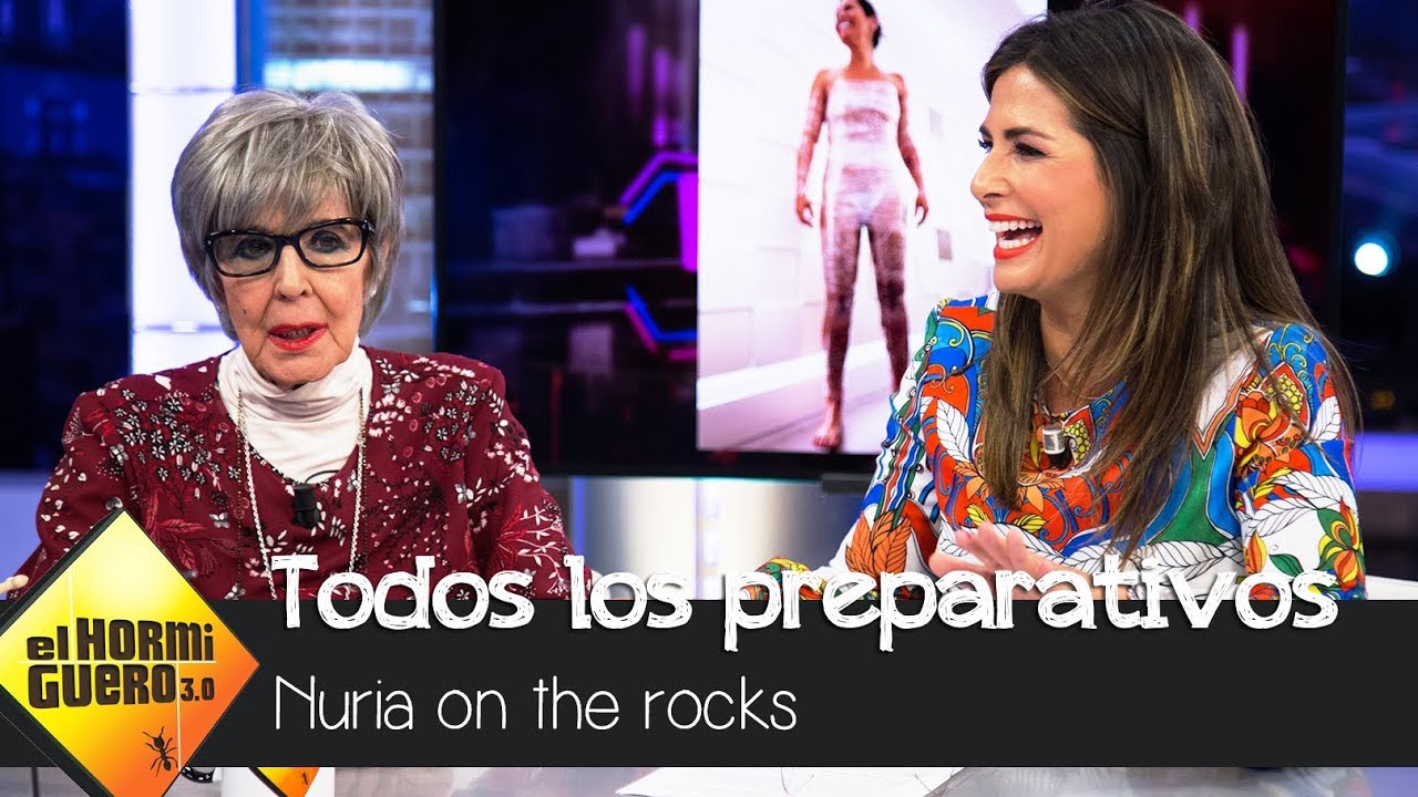 Nuria Roca muestra los preparativos a los que se ha sometido - El Hormiguero 3.0