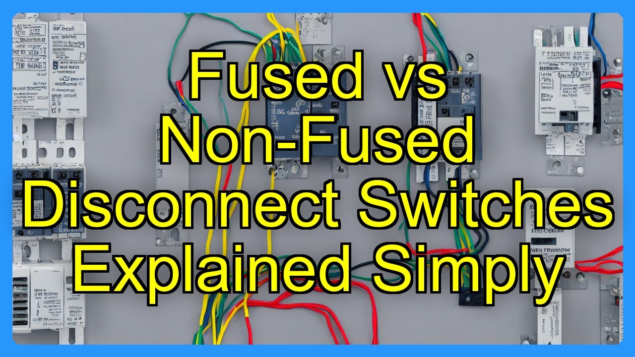 Fused vs Non-Fused Disconnect Switches Explained Simply
