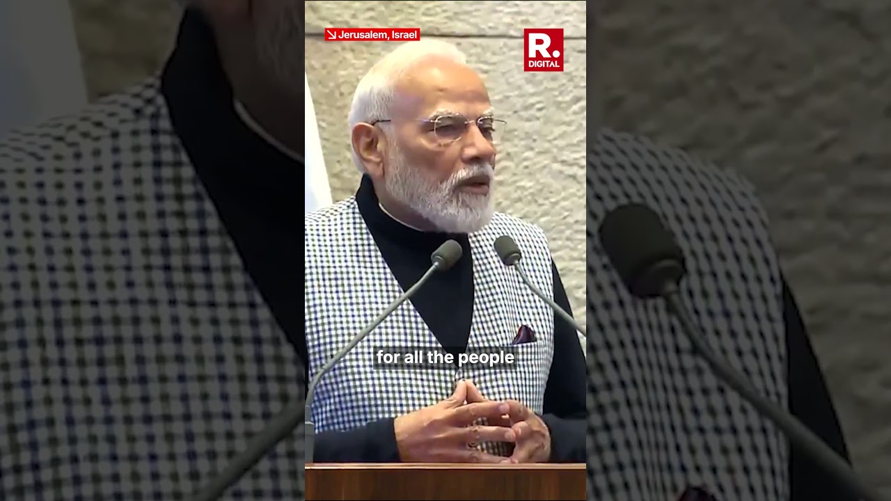 PM Modi Offers India&rsquo;s Support for Gaza Peace Initiative In The Knesset