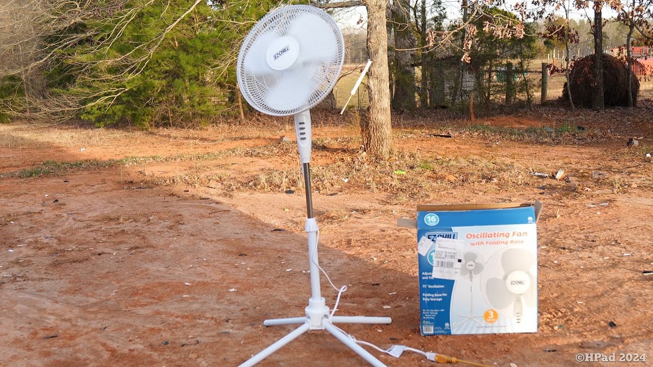 EZ Chill Pedestal Fan Destruction