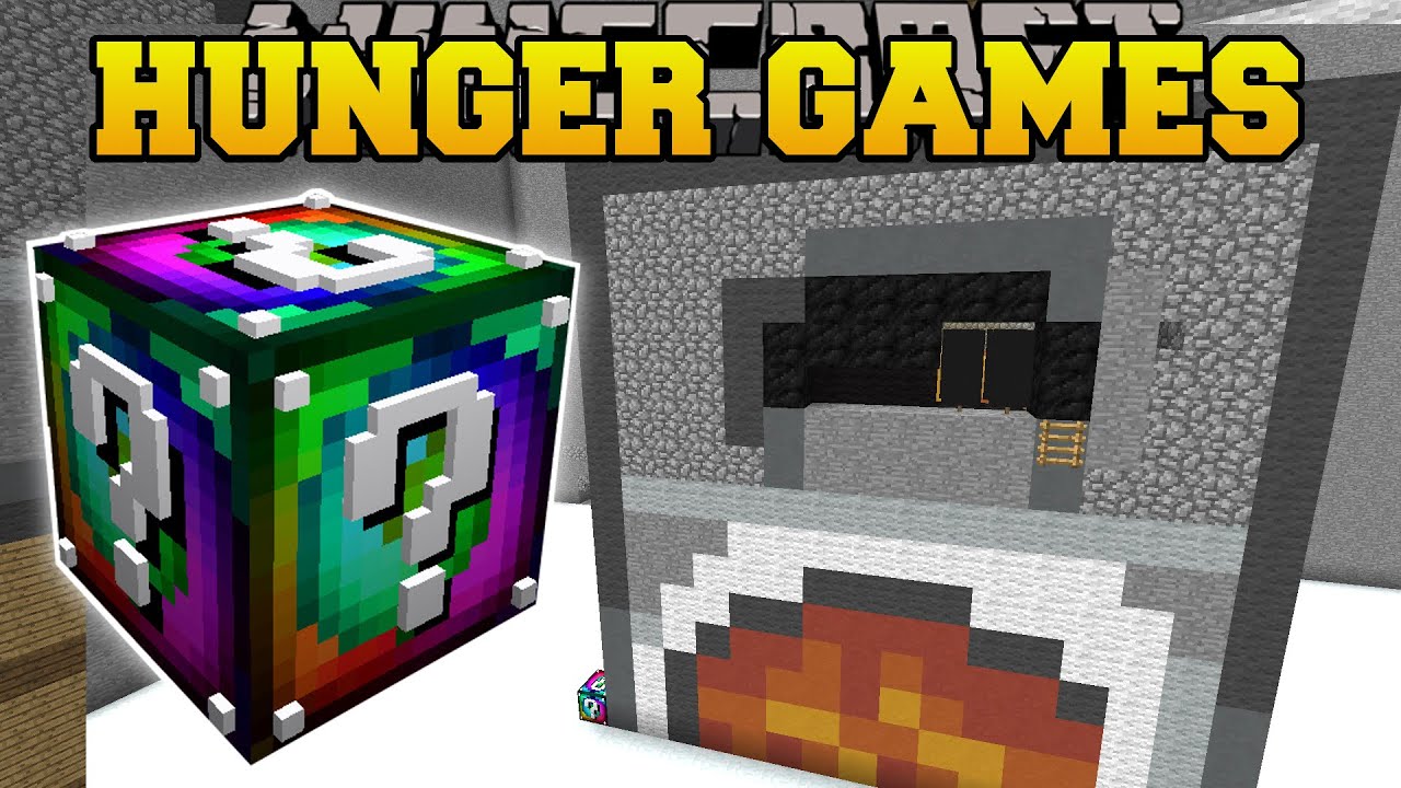 Minecraft: WEIRD ROOM HUNGER GAMES - Мод Lucky Block - Мини-игра с модами