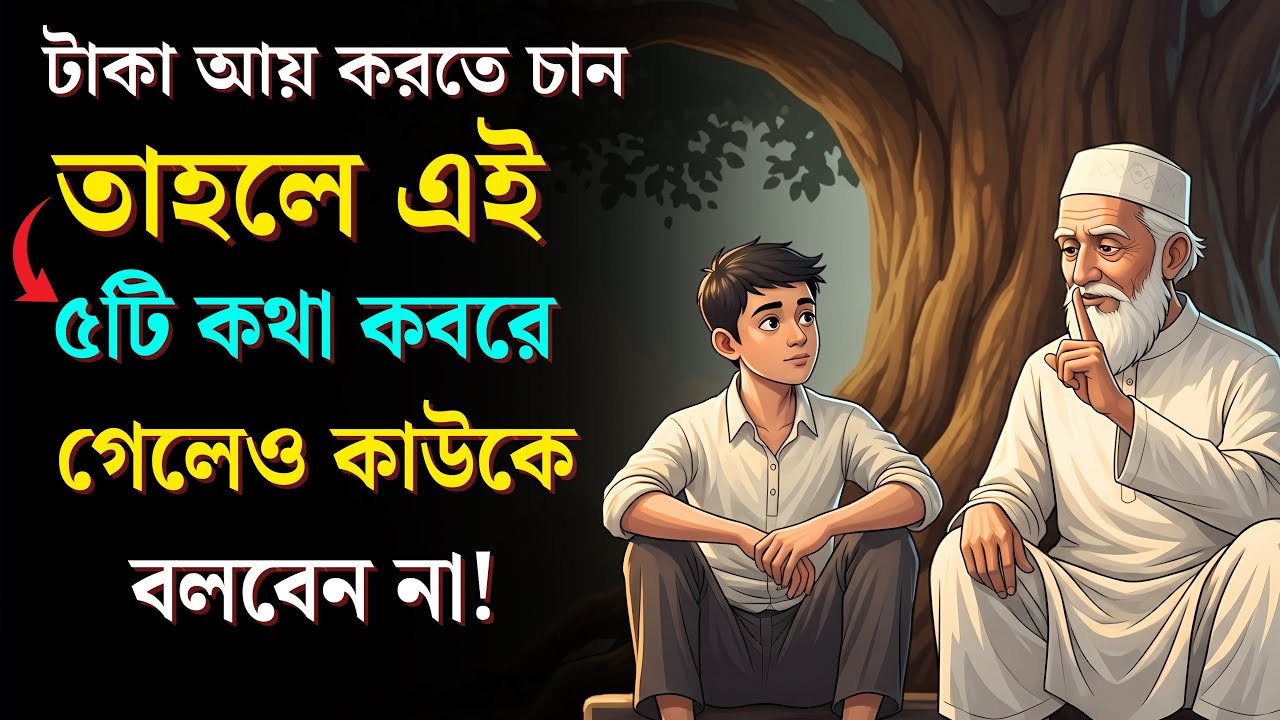 ৫টি গোপন কথা কখনো কাউকে বলবেন না | টাকা আয় ও সফলতার সিক্রেট | Bangla Motivation | Sajjad Motivate