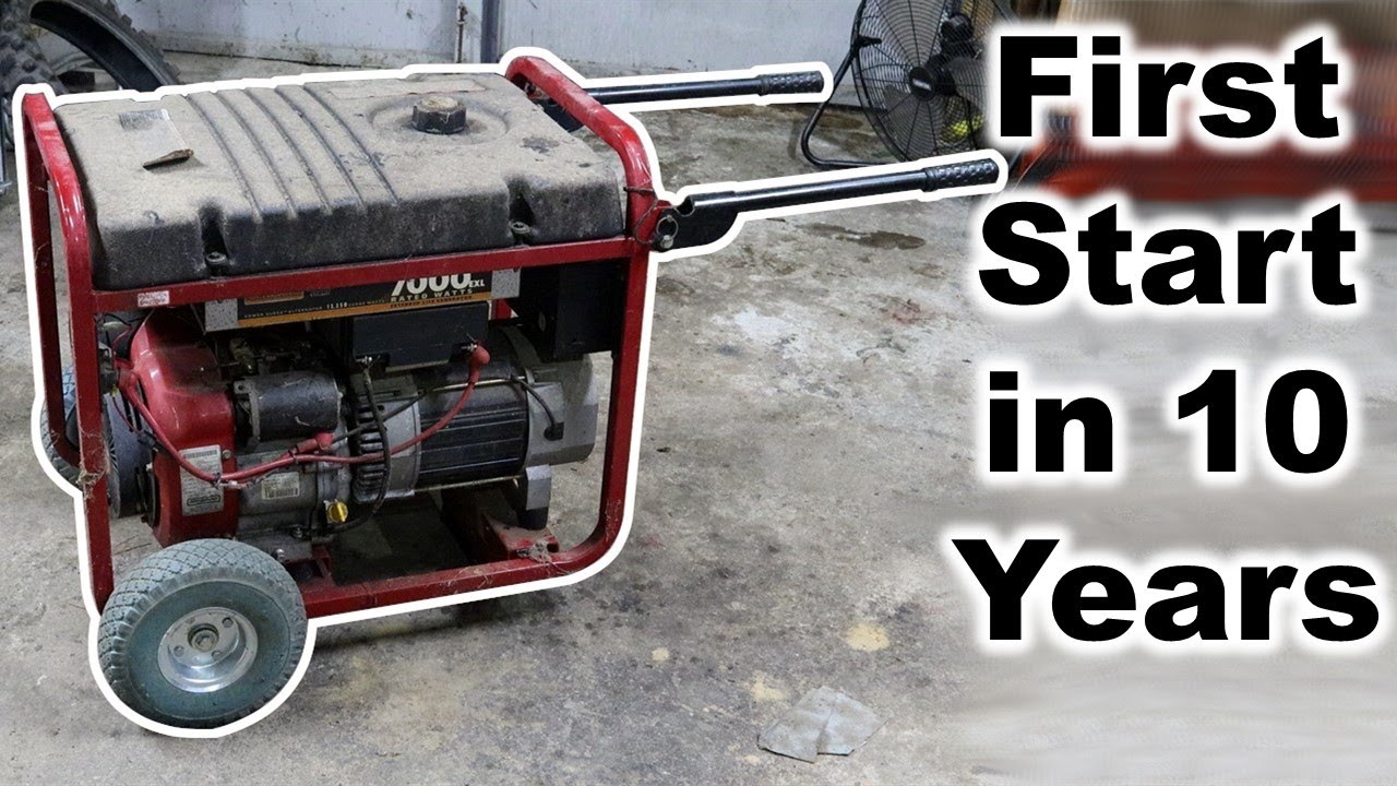 Generator Won't Start After Sitting for Years - Easy Fix! - Generac 7000EXL