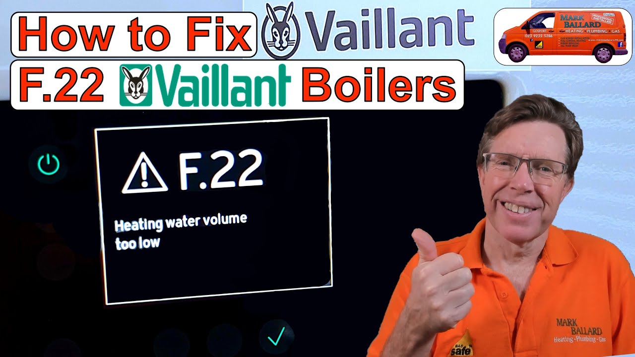 Как устранить ошибку F22/F.22 на котле Vaillant, как пополнить запас воды в комбинированном котле...
