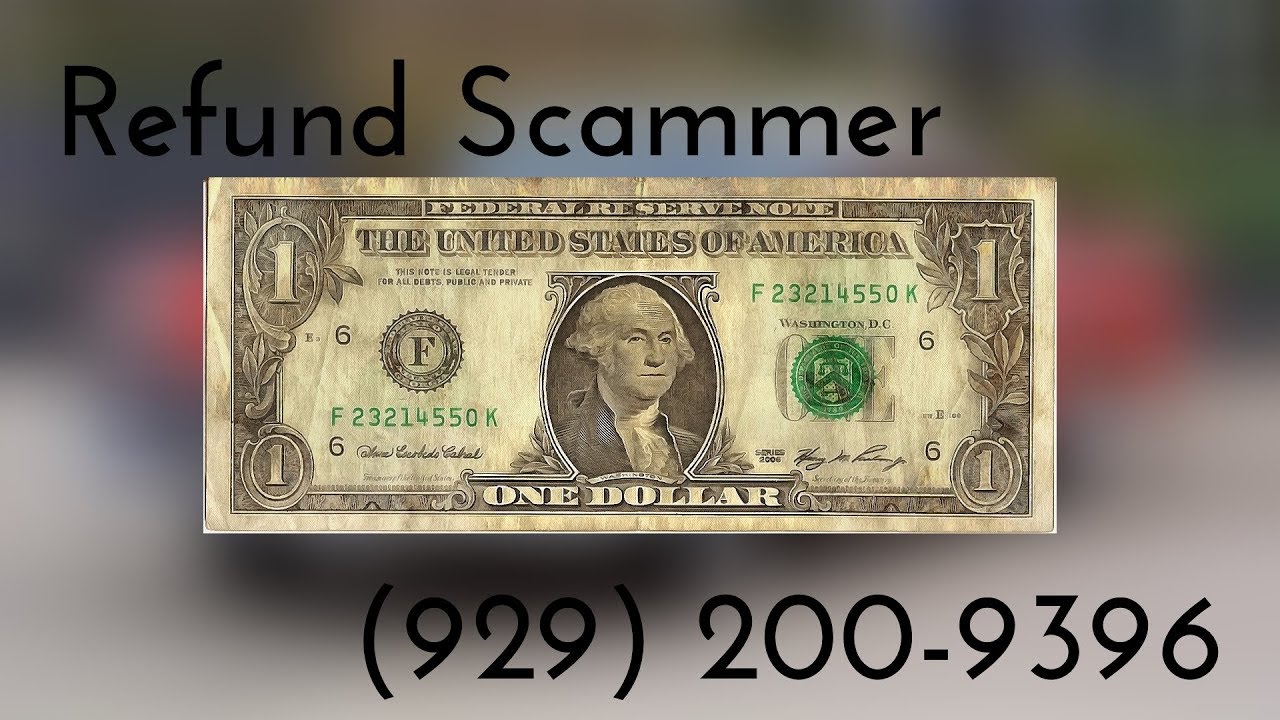 Refund Tech Support Scammer | Tries to steal passwords and installs keylogger | (929) 200-9396