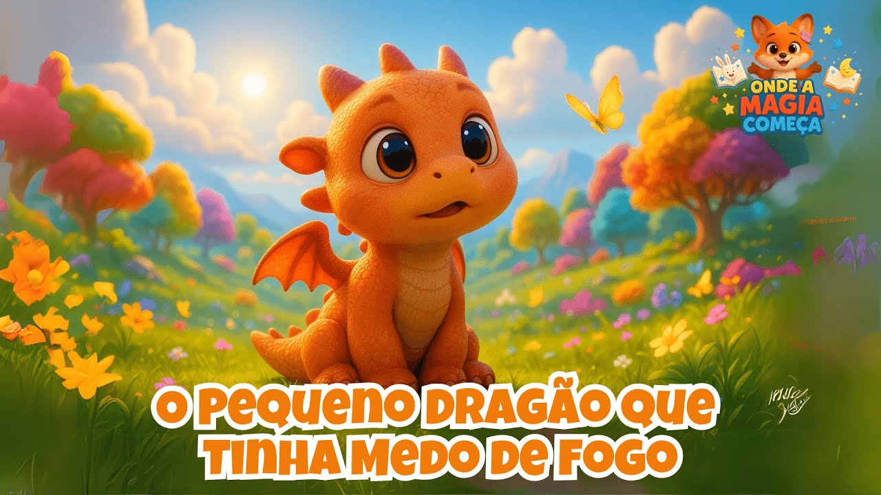 O Dragãozinho que Tinha Medo de Fogo - História Infantil Para Dormir  #historiainfantil  #historinha