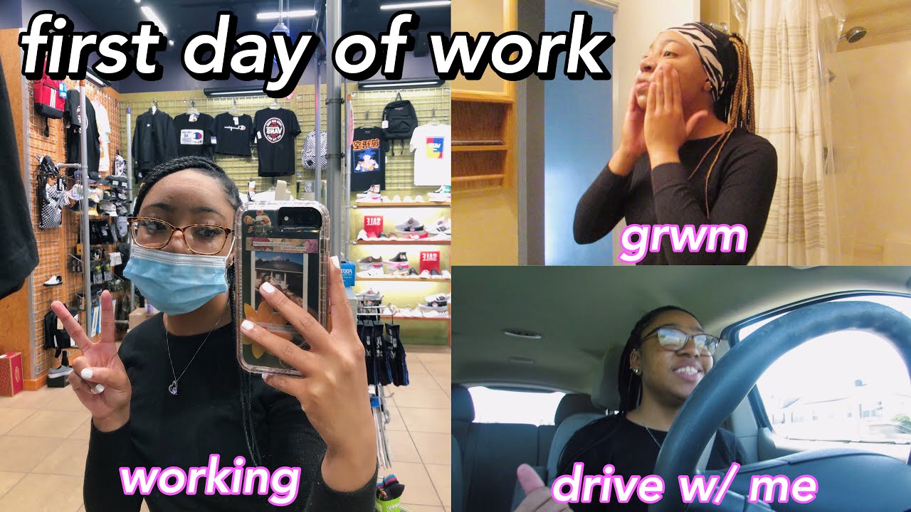 GRWM: first day of work (my first job EVER!)