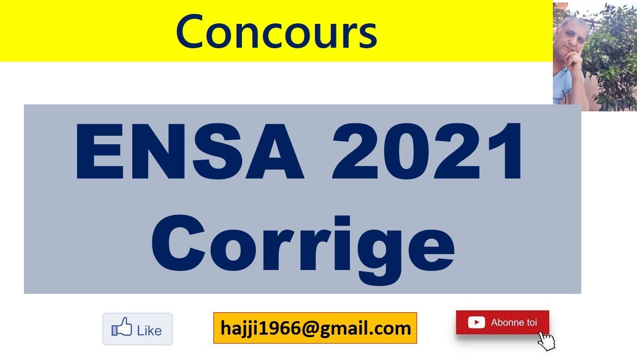 Corrige ENSA 2021 : physique