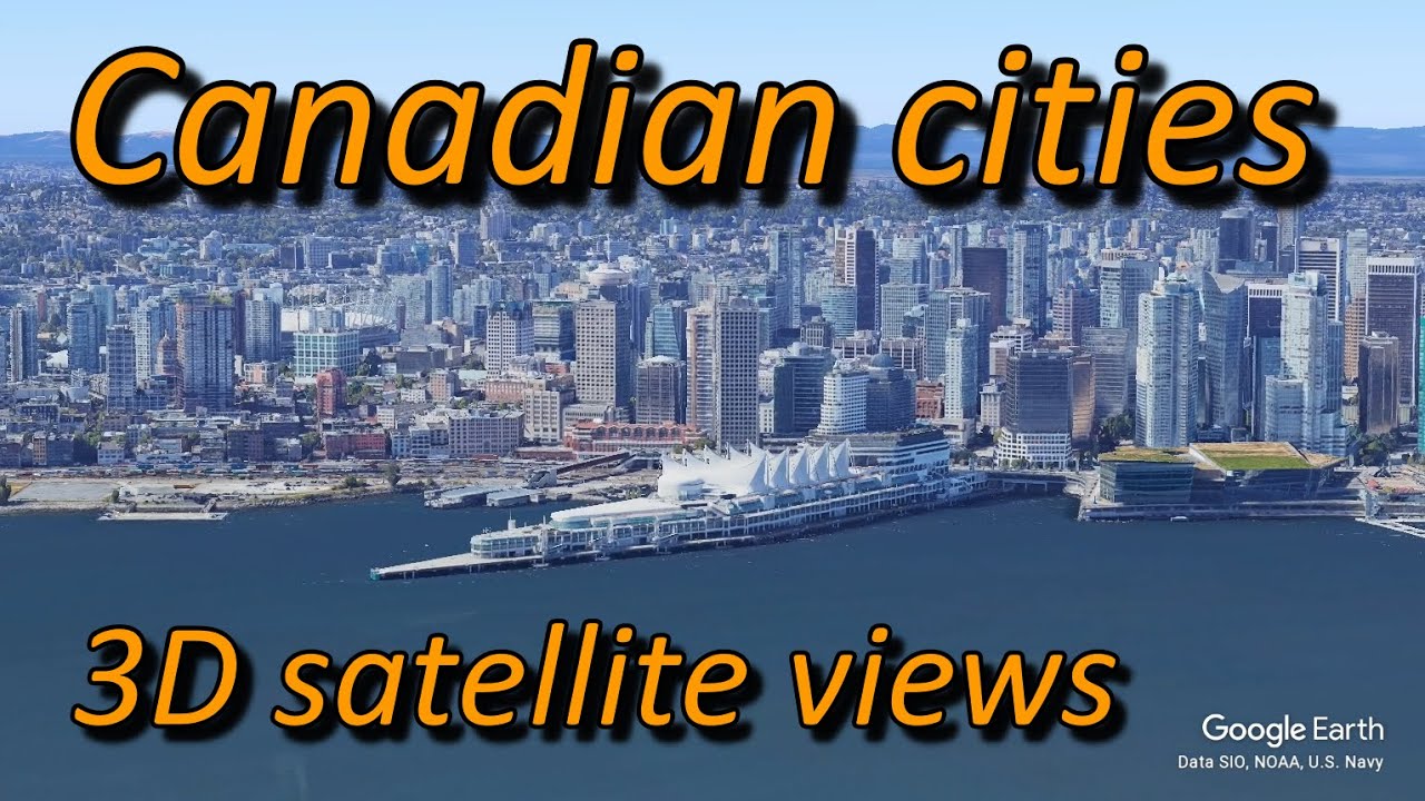 Exploring Canada's cities by satellite