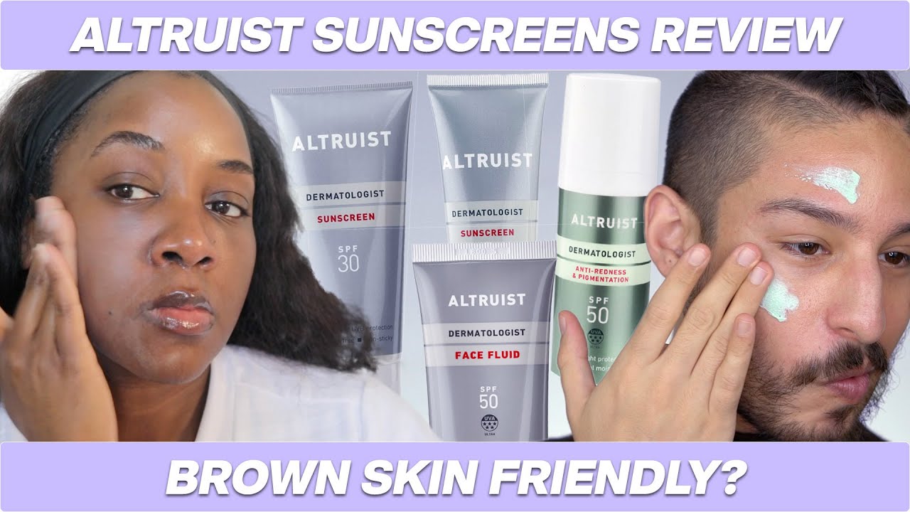 Altruist Sunscreen Review: Brown Skin Friendly?! feat. The Style And Beauty Doctor
