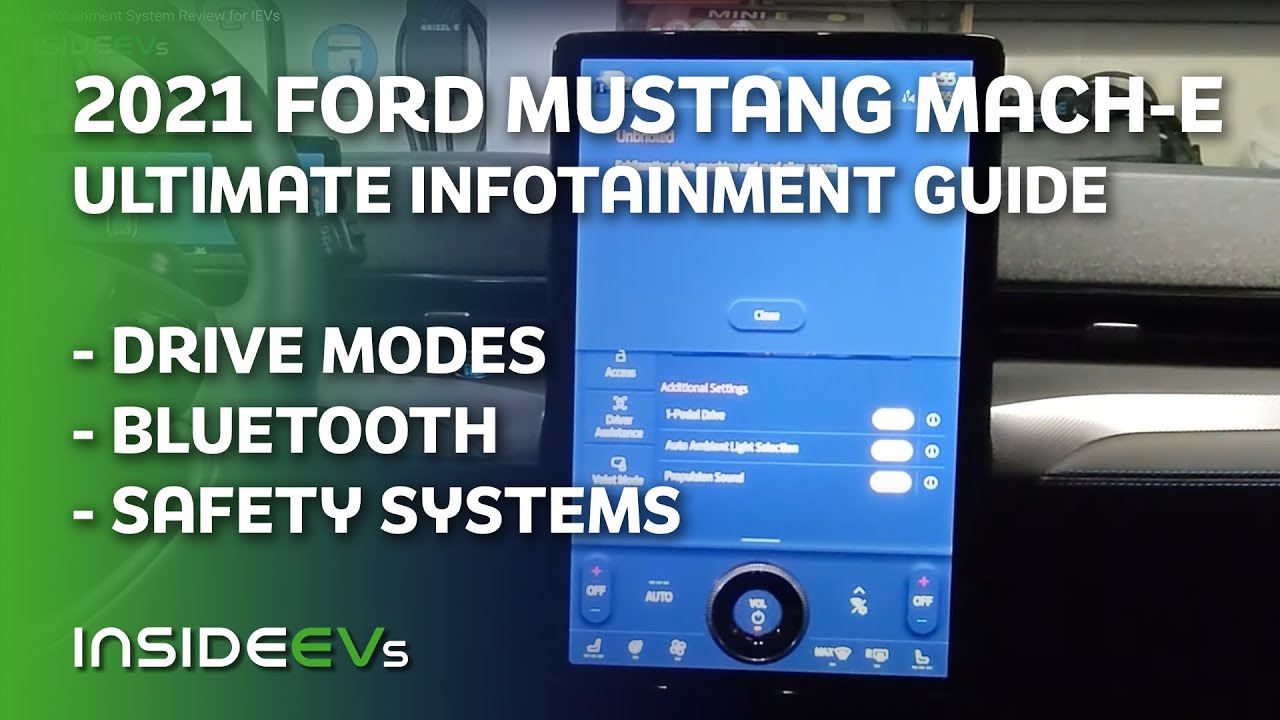 Ford Mach E Infotainment System Review for IEVs