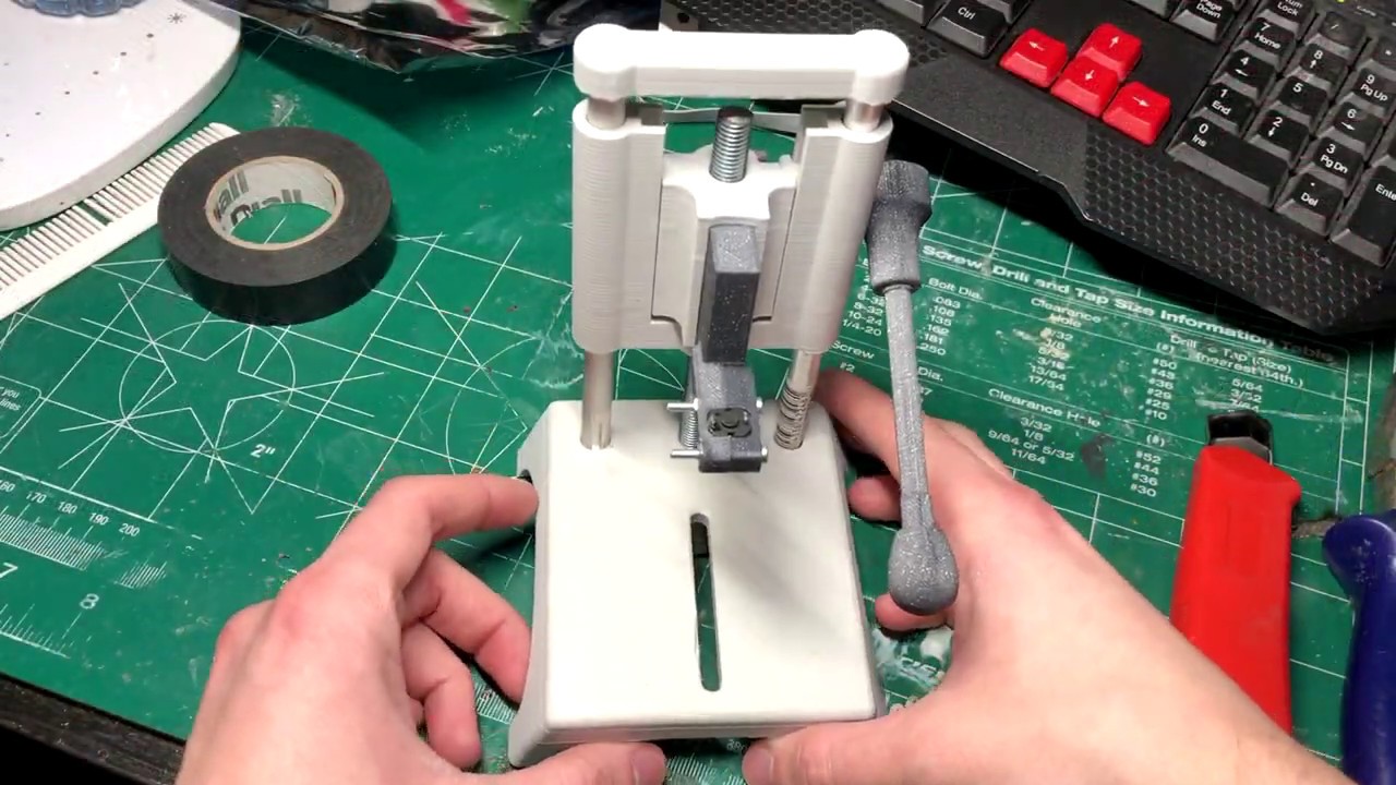 3D Printed PCB Drill !