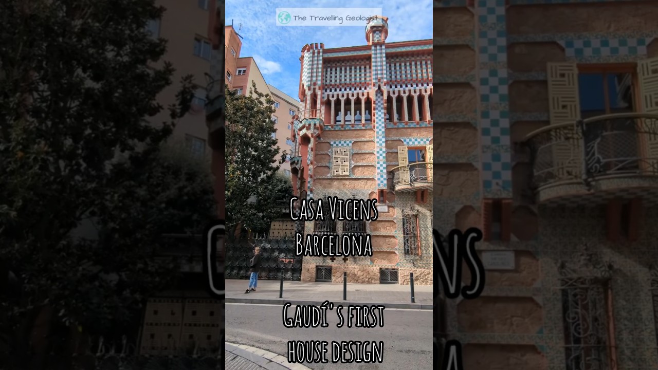 Casa Vicens in Barcelona - Gaud&iacute;'s first house design #barcelona #gaud&iacute;