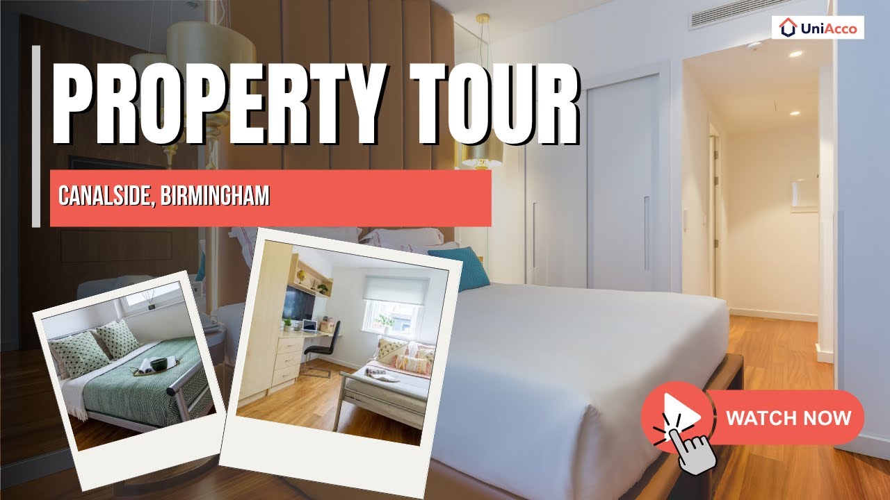 Canalside Birmingham Tour | Ensuite & Studio Accommodation Walkthrough