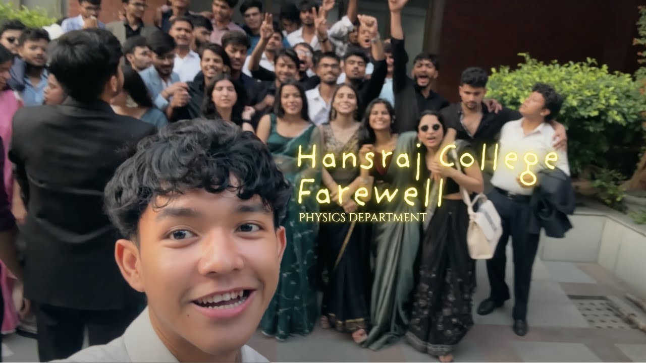 Farewell | Uni vlog | delhi university | Hansraj College